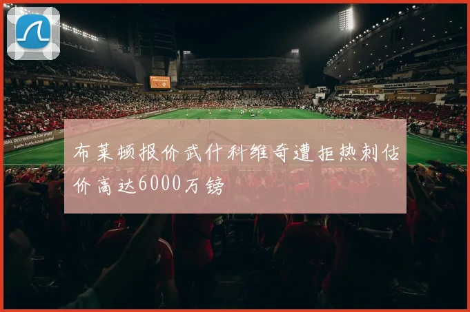 布莱顿报价武什科维奇遭拒热刺估价高达6000万镑